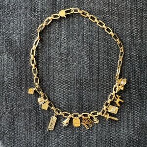 Chunky Charm Necklace Handmade